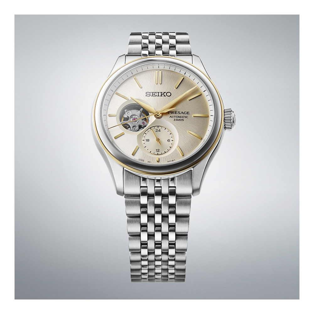 Seiko Presage Classic Automatic Open Heart Mens Watch SPB480J