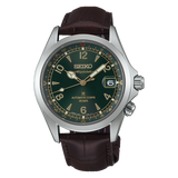 SEIKO Prospex Automatic Watch Alpinist Green on leather SPB507J