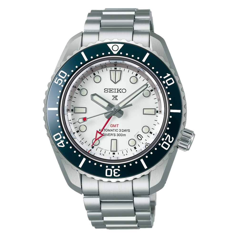 SEIKO Prospex Sea Automatic 1965 Heirtage GMT Diver's White Dial Watch SPB519J