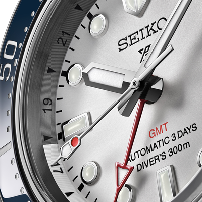 SEIKO Prospex Sea Automatic 1965 Heirtage GMT Diver's White Dial Watch SPB519J