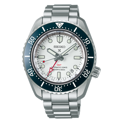 SEIKO Prospex Sea Automatic 1965 Heirtage GMT Diver's White Dial Watch SPB519J
