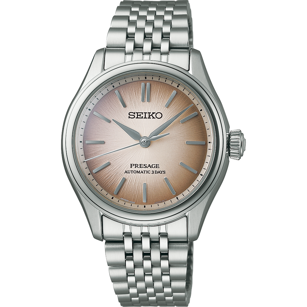 Seiko Presage Classic Series Automatic Mens Watch Brown SPB523J