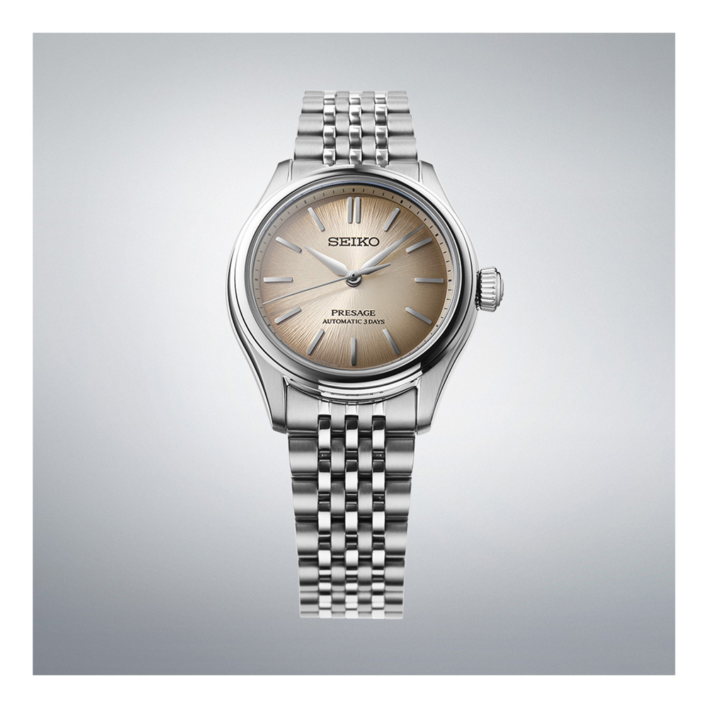 Seiko Presage Classic Series Automatic Mens Watch Brown SPB523J
