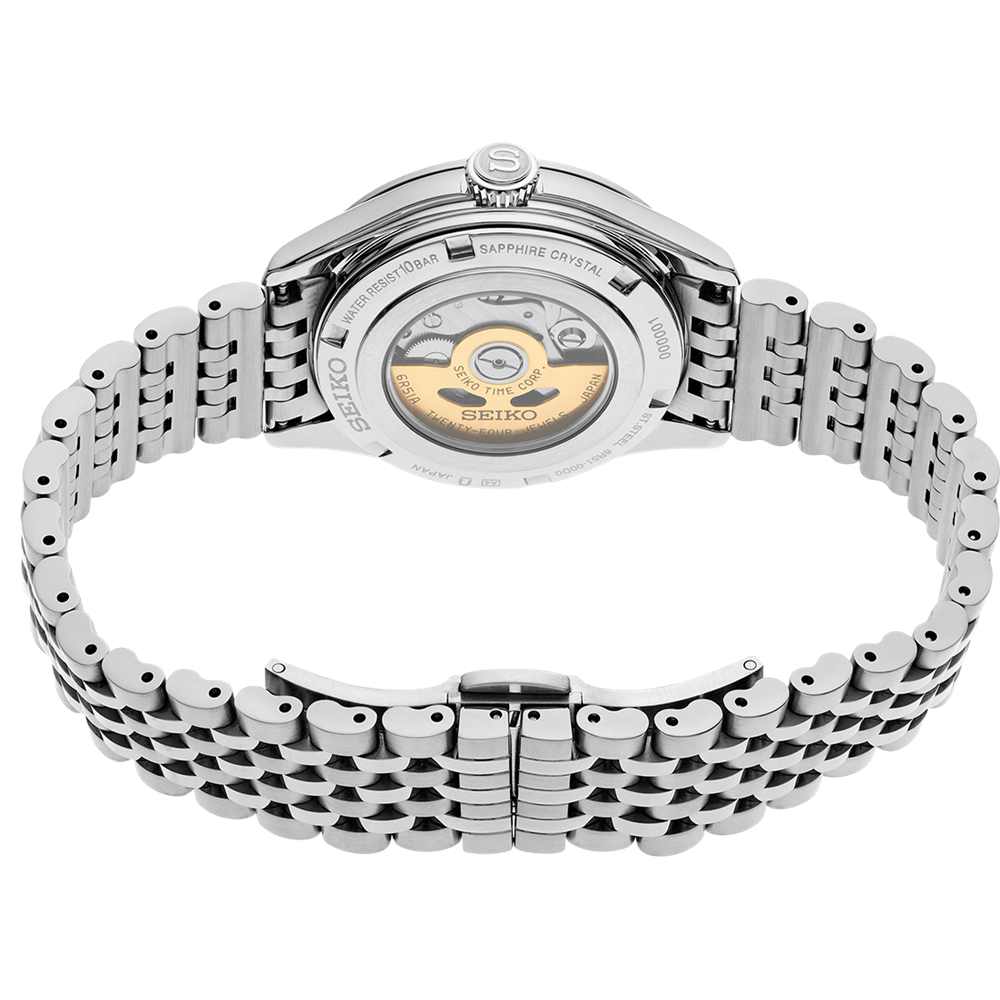 Seiko Presage Classic Series Automatic Mens Watch Brown SPB523J