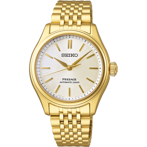 Seiko Presage Classic Series Automatic Mens Watch Gold PVD SPB524J