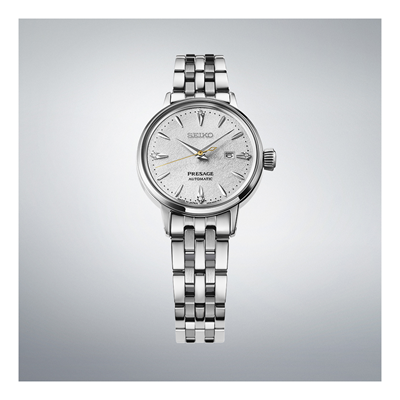 SEIKO Presage Cocktail Time Automatic Watch White Textured SRE017J