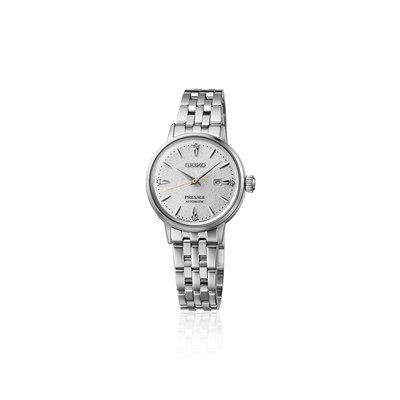 SEIKO Presage Cocktail Time Automatic Watch White Textured SRE017J