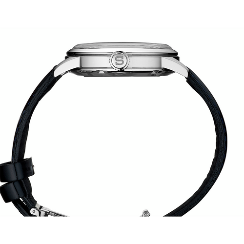 Seiko Presage Cocktail  Time Blue Watch SRPB43 Blue on Leather