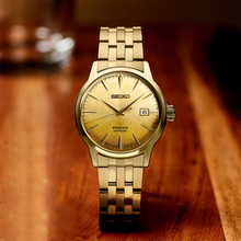 Load image into Gallery viewer, SEIKO Presage Cocktail Time Automatic Watch  Gold - Ombre Yellow PVD SRPK46J
