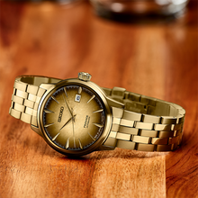 Load image into Gallery viewer, SEIKO Presage Cocktail Time Automatic Watch Beige Dial Gold PVD SRPK48J