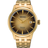 SEIKO Presage Cocktail Time Automatic Watch Beige Dial Gold PVD SRPK48J
