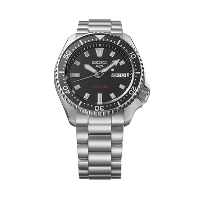 Seiko 5 Automatic 5 SKX Series SRPL85K Black Bracelet
