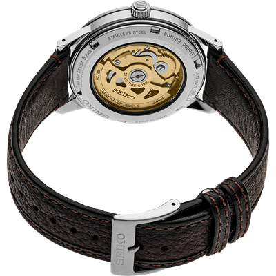 Seiko Presage Style60's Skeleton Dial on Leather SSA461J