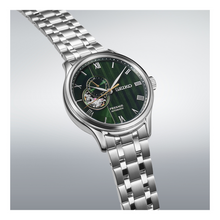 Load image into Gallery viewer, SEIKO Presage Japanese Garden Open Heart Automatic Watch Green SSA463J