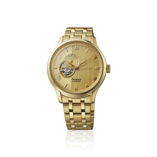 Load image into Gallery viewer, SEIKO Presage Japanese Garden Open Heart Automatic YG PVD Watch Gold Dial SSA468J