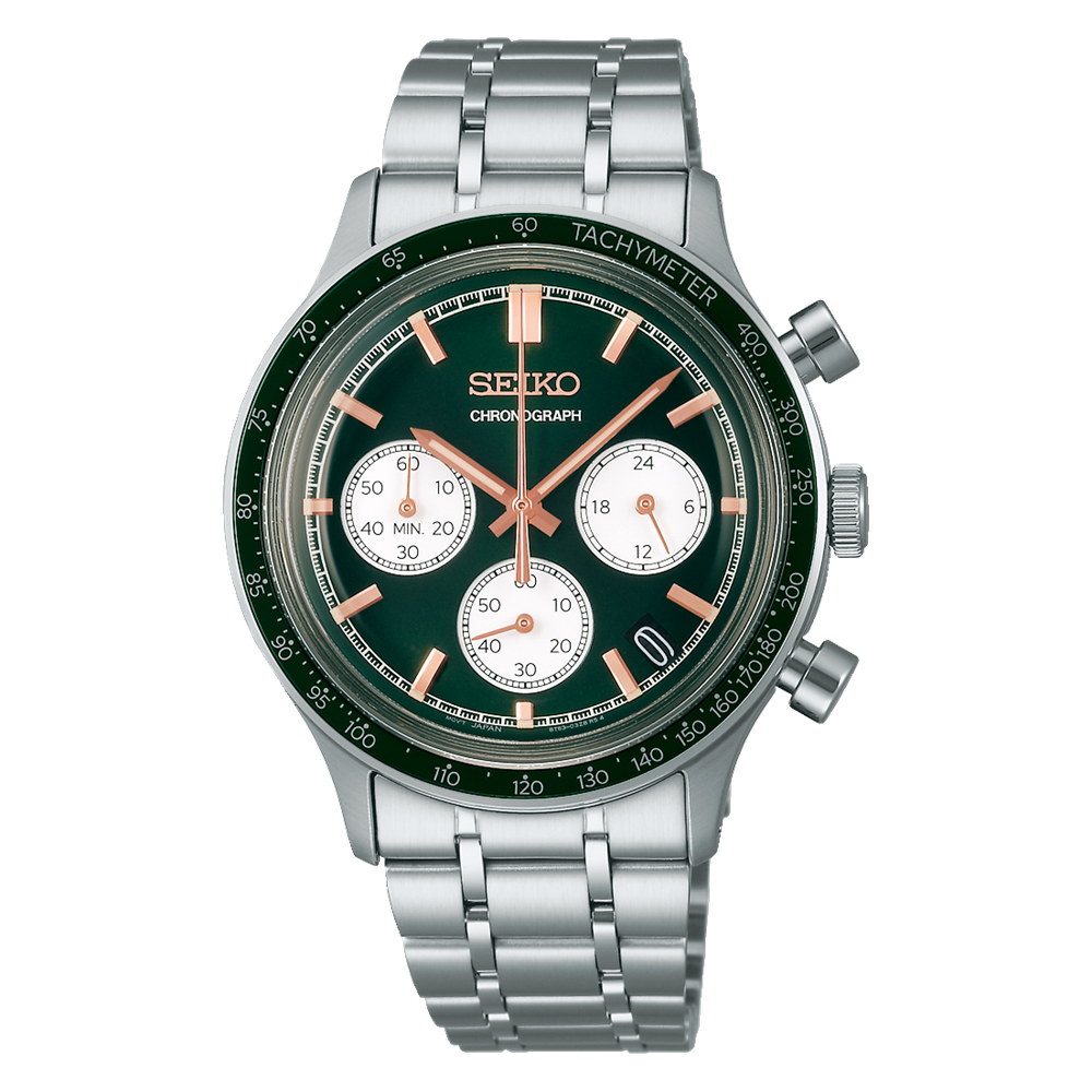 Seiko Discover More Green Chronograph Quartz SSB481P