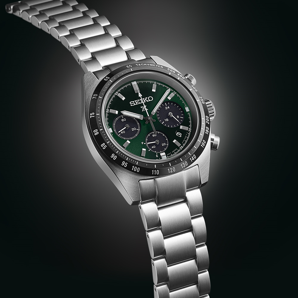 Seiko Prospex Solar Chronograph SSC933P Green Speedtimer