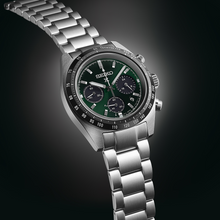 Load image into Gallery viewer, Seiko Prospex Solar Chronograph SSC933P Green Speedtimer