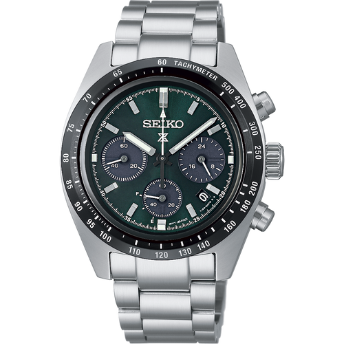 Seiko Prospex Solar Chronograph SSC933P Green Speedtimer