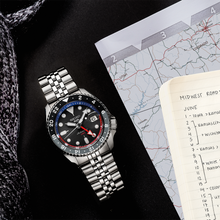 Load image into Gallery viewer, Seiko 5 Automatic G.M.T Watch SSK019J-8 Grey Dial