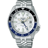 Seiko 5 Automatic G.M.T Watch SSK033K White Dial