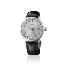 Load image into Gallery viewer, Seiko Presage Cocktail  Grey Time GMT Watch on leather SSK049J
