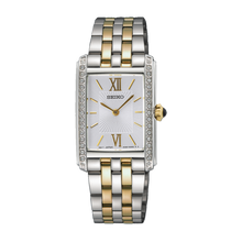 Load image into Gallery viewer, Seiko Discover More Quartz Analogue Watch SWR093 2 Tones YG PVD with Crystals