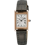 Seiko Discover More Quartz Analogue Watch RG PVD on Leather SWR096