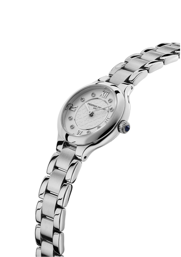 Frederique Constant Classics Delight White Diamond Dial on Bracelet
