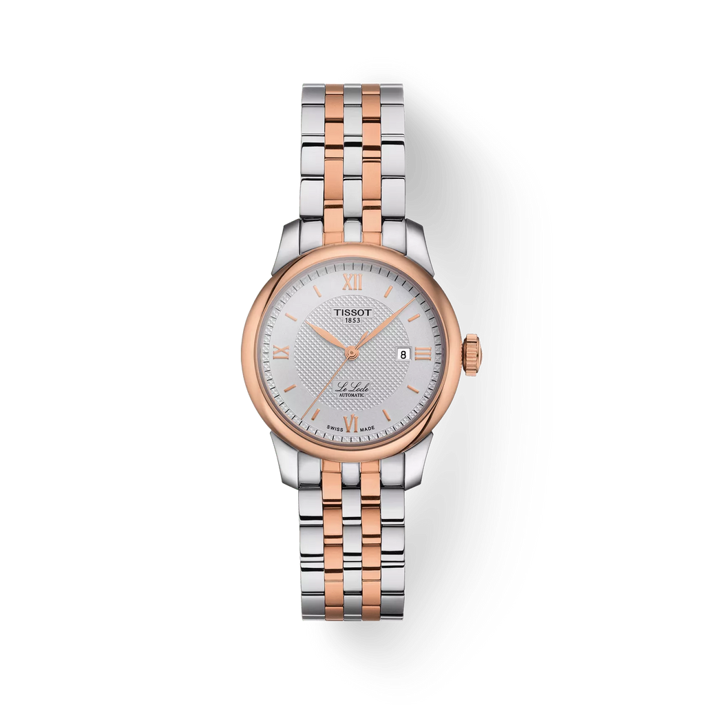 TISSOT LE LOCLE AUTOMATIC LADY -29mm 2 TONES RG BRACELET