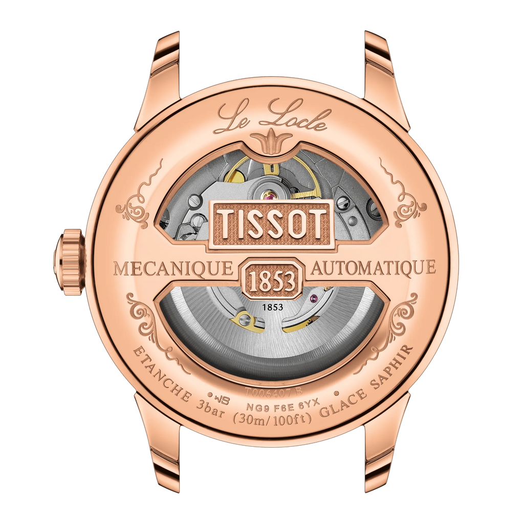 TISSOT LE LOCLE POWERMATIC 80 RG Brown Leather