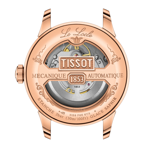 TISSOT LE LOCLE POWERMATIC 80 RG Brown Leather