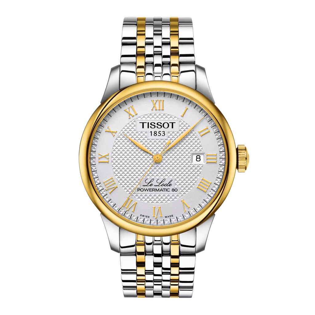 TISSOT LE LOCLE POWERMATIC 80 YG 2 TONES BRACELET