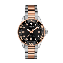 Load image into Gallery viewer, TISSOT SEASTAR 1000 36MM BLACK RG 2 TONES