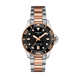 TISSOT SEASTAR 1000 36MM BLACK RG 2 TONES