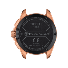 Load image into Gallery viewer, TISSOT T-TOUCH CONNECT SOLAR TITANIUM RG PVD ORANGE ON RG LEATHER