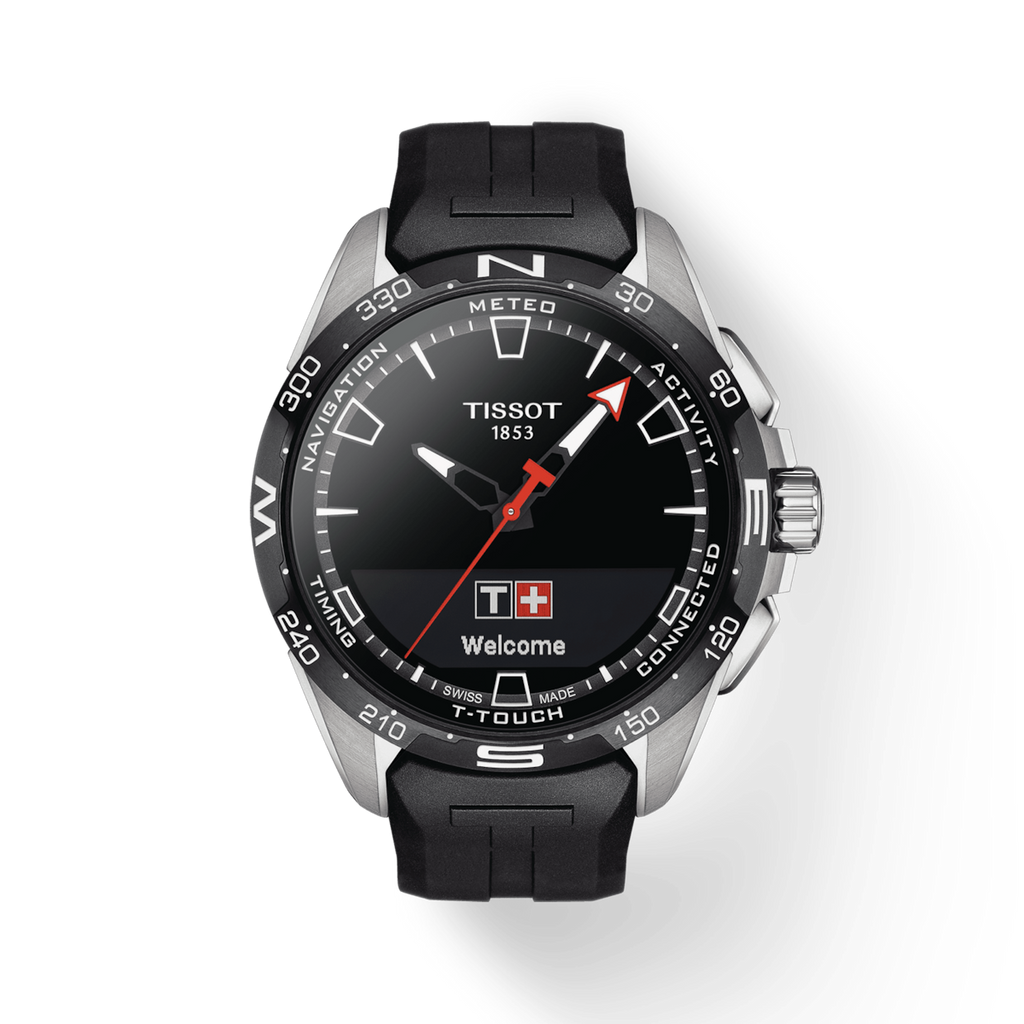 TISSOT T-TOUCH CONNECT SOLAR ON BLACK RUBBER