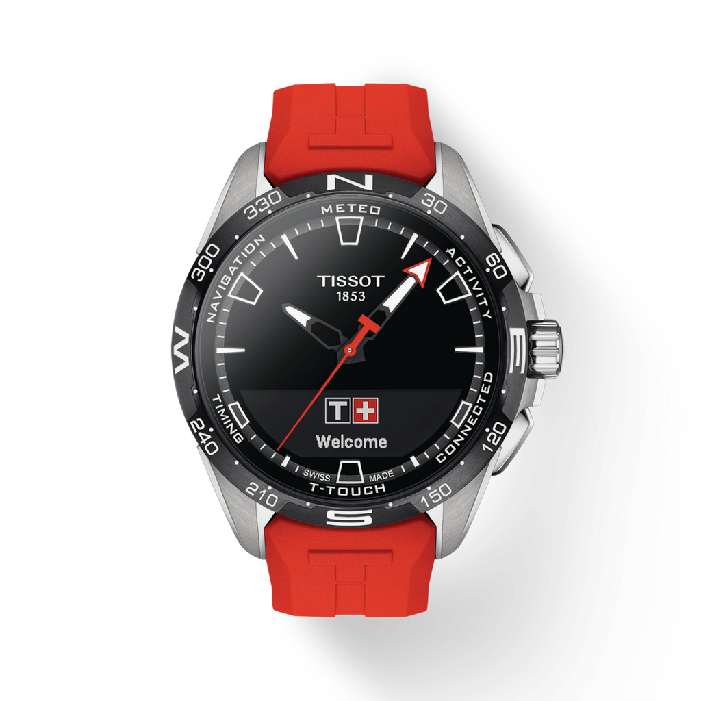 TISSOT T-TOUCH CONNECT SOLAR ON ORANGE RUBBER