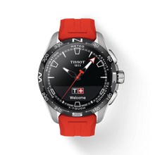 Load image into Gallery viewer, TISSOT T-TOUCH CONNECT SOLAR ON ORANGE RUBBER