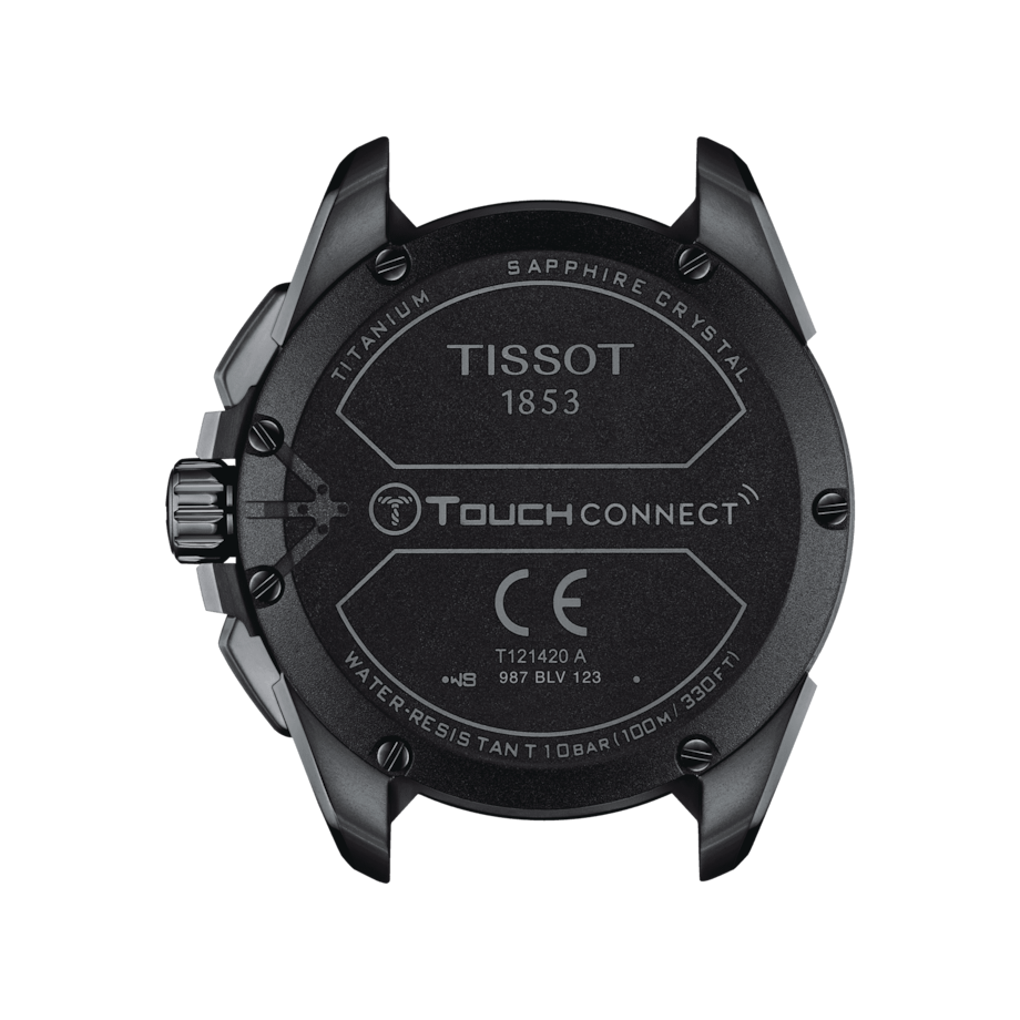 TISSOT T-TOUCH CONNECT SOLAR TITANIUM BLACK PVD ON BLACK RUBBER