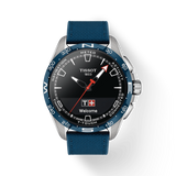 TISSOT T-TOUCH CONNECT SOLAR TITANIUM ON BLUE TEXTILE STRAP