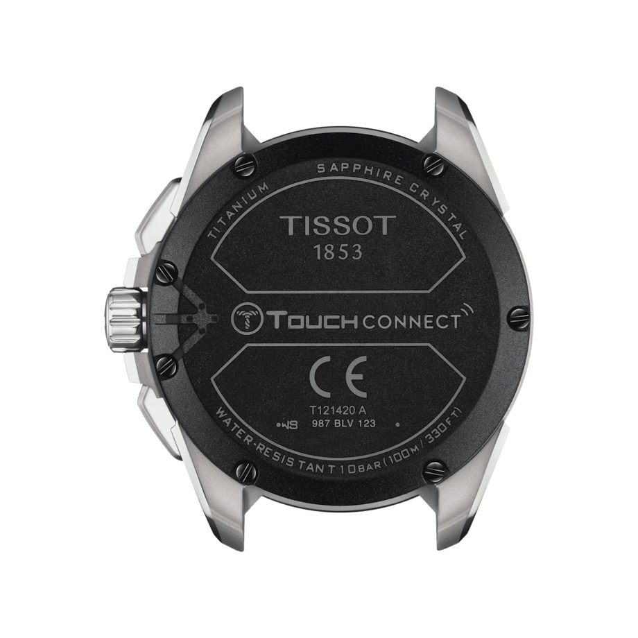 TISSOT T-TOUCH CONNECT SOLAR TITANIUM ON BEIGE TEXTILE STRAP