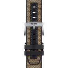 Load image into Gallery viewer, TISSOT T-TOUCH CONNECT SOLAR TITANIUM ON BEIGE TEXTILE STRAP