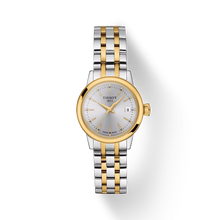 Load image into Gallery viewer, TISSOT CLASSIC DREAM LADY YG 2 TONES SILVER DIAL QUARTZ WATCH