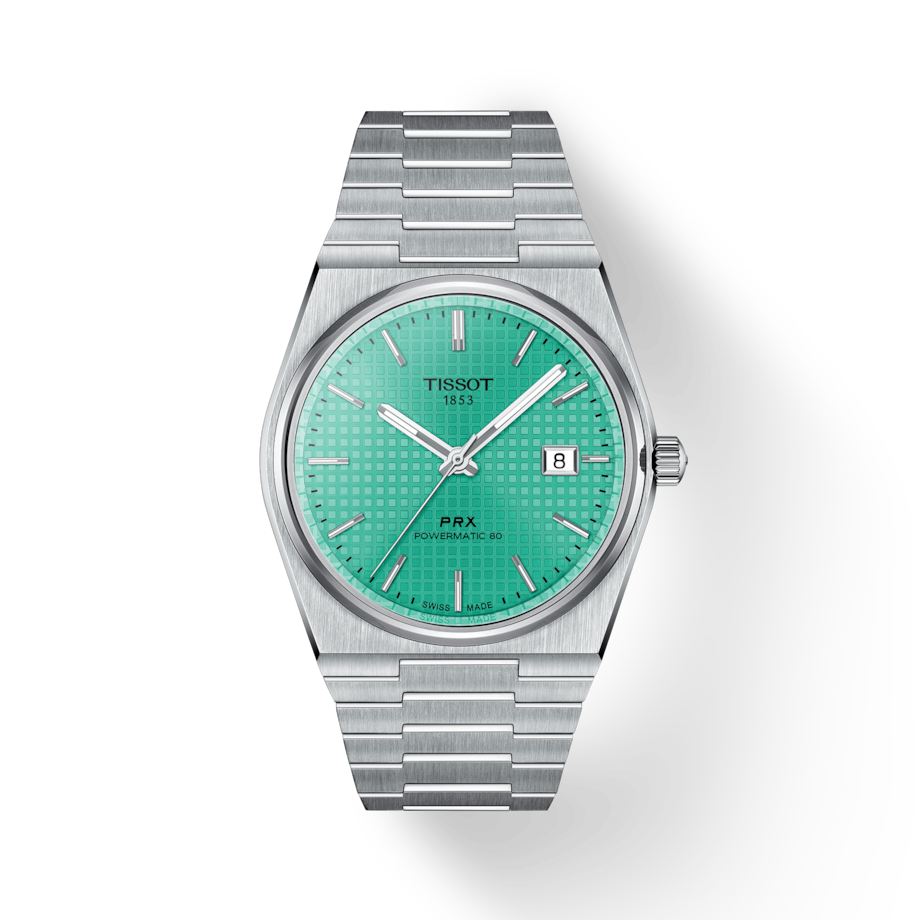 TISSOT PRX POWERMATIC 80 LIGHT GREEN