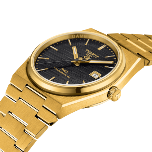 TISSOT PRX POWERMATIC 80 GOLD DAMIAN LILLARD SPECIAL EDITION