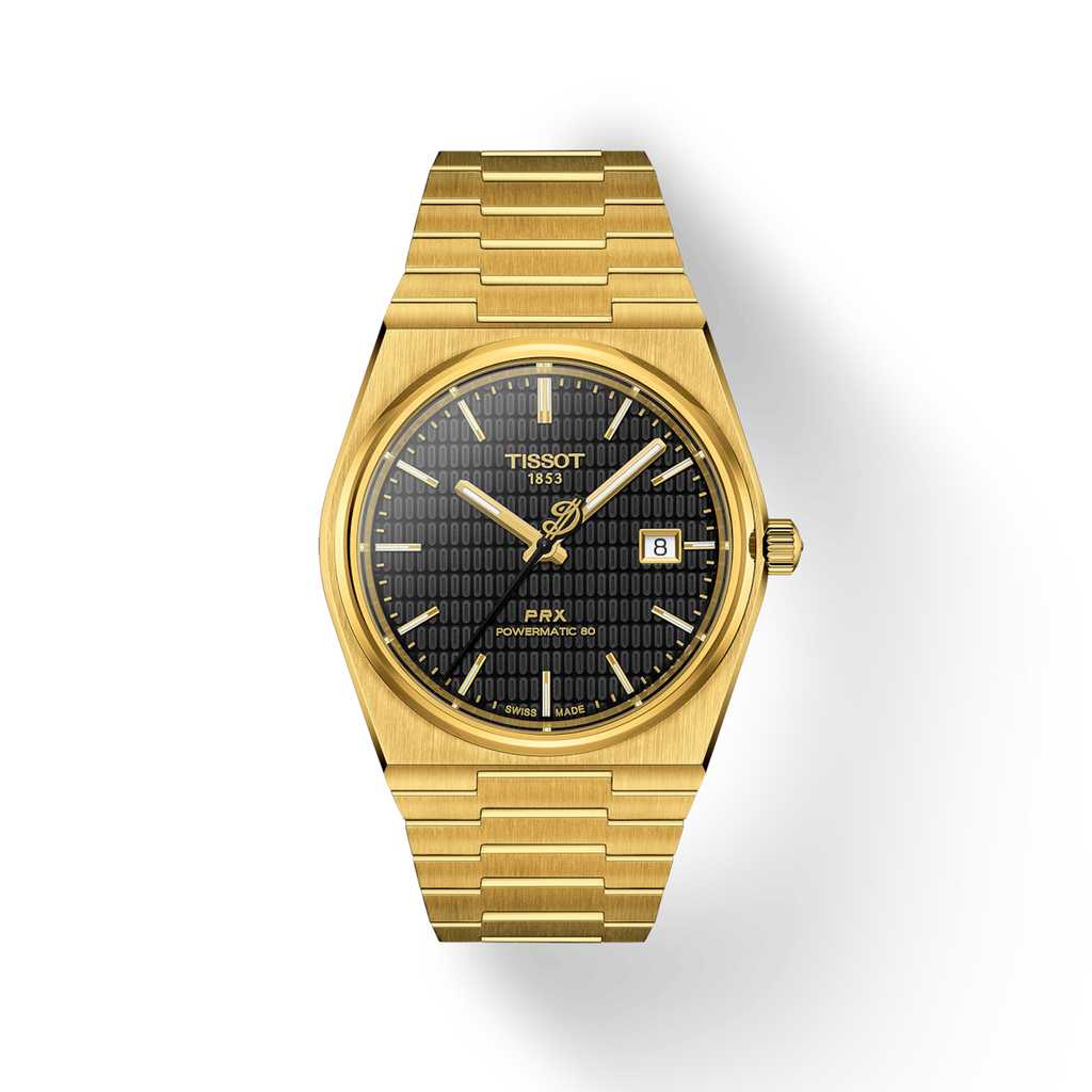 TISSOT PRX POWERMATIC 80 GOLD DAMIAN LILLARD SPECIAL EDITION