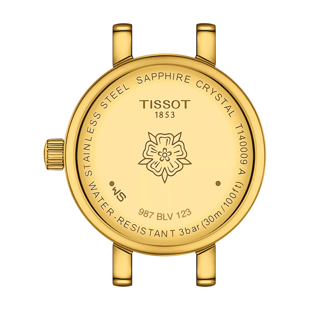 Tissot Lovely Round YG PVD with diamond bezel