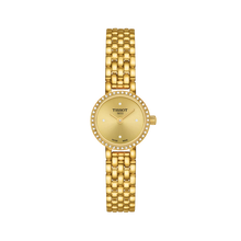 Load image into Gallery viewer, Tissot Lovely Round YG PVD with diamond bezel