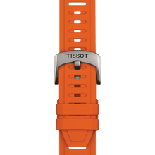 Load image into Gallery viewer, TISSOT T-TOUCH CONNECT SPORT BLACK CERAMIC BEZEL ON ORANGE RUBBER